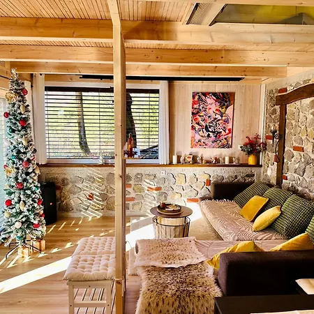 Romantic Cabin With Hot/cold Tub And Finnish Sauna Sentvid Pri Sticni