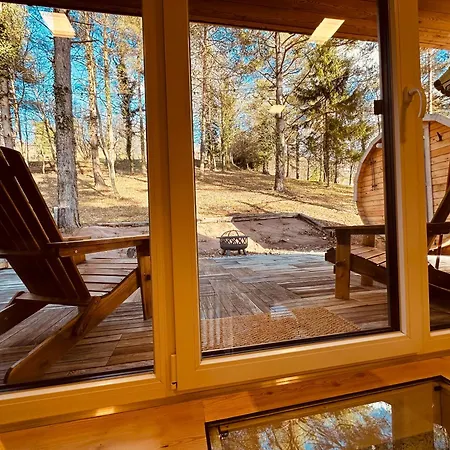 Romantic Cabin With Hot/cold Tub And Finnish Sauna בית נופש Sentvid Pri Sticni