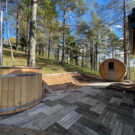 Prázdninový dům Romantic Cabin With Hot/cold Tub And Finnish Sauna Sentvid Pri Sticni